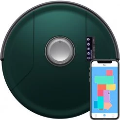 BObsweep PetHair SLAM Robotic Vacuum Cleaner and Mop in Jade