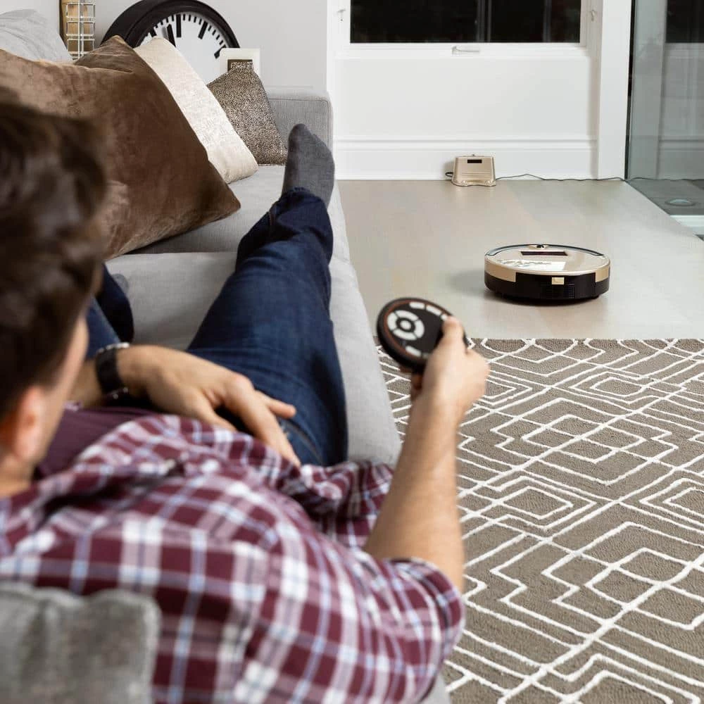 BObsweep PetHair Robotic Vacuum Cleaner and Mop with Auto Recharging Station, Large dustbin, Stair & Obstacle Detection in Rouge 6 BObsweep PetHair Robotic Vacuum Cleaner and Mop with Auto Recharging Station, Large dustbin, Stair & Obstacle Detection in Rouge - Image 4