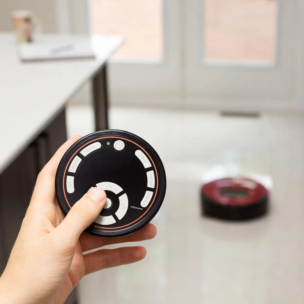 BObsweep PetHair Robotic Vacuum Cleaner and Mop with Auto Recharging Station, Large dustbin, Stair & Obstacle Detection in Rouge 7 BObsweep PetHair Robotic Vacuum Cleaner and Mop with Auto Recharging Station, Large dustbin, Stair & Obstacle Detection in Rouge - Image 5