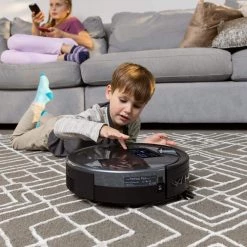 BObsweep PetHair Plus Robotic Vacuum Cleaner and Mop with Docking Station Multi-Surface Cleaning in Charcoal -Vacuum Cleaners Sales Store bobsweep robotic vacuums wpp56002 44 1000