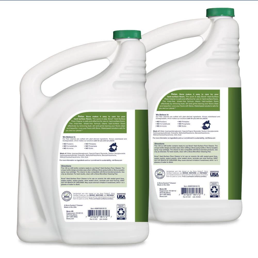 Bona 128 oz Hard-Surface Floor Cleaner (2-Pack) 5 Bona 128 oz Hard-Surface Floor Cleaner (2-Pack) - Image 3