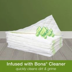 Bona Hard-Surface Floor Disposable Wet Mop Cleaning Pad Refills 12 Count (2-Pack) -Vacuum Cleaners Sales Store bona hard surface cleaners ax0003621 c3 1000