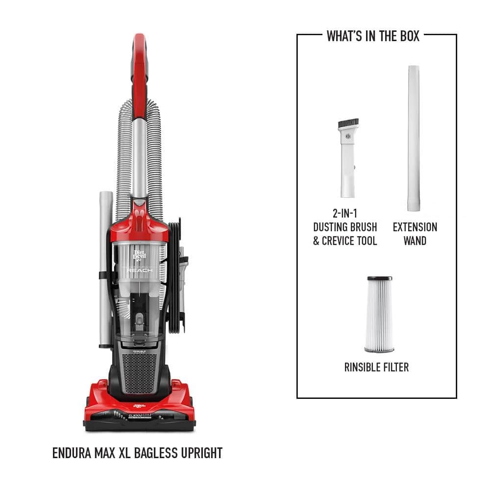 Dirt Devil Endura Reach Bagless Upright Vacuum Cleaner 4 Dirt Devil Endura Reach Bagless Upright Vacuum Cleaner - Image 2