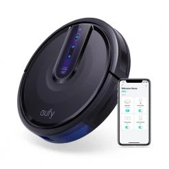 Eufy RoboVac 25C MAX Robotic Vacuum Cleaner with Wi-Fi Connected, Compatible with Alexa and Google Assistant in Black