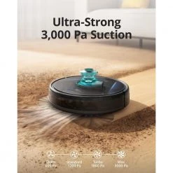 Eufy RoboVac LR30 Hybrid and Robotic Vacuum cleaner with Laser Navigation, Bagless, Washable Filter, Multi-Surfaces in Black -Vacuum Cleaners Sales Store eufy robotic vacuums t2181j11 1f 1000