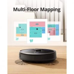 Eufy RoboVac LR30 Hybrid and Robotic Vacuum cleaner with Laser Navigation, Bagless, Washable Filter, Multi-Surfaces in Black -Vacuum Cleaners Sales Store eufy robotic vacuums t2181j11 44 1000