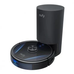 Eufy RoboVac LR30 Hybrid and Robotic Vacuum cleaner with Laser Navigation, Bagless, Washable Filter, Multi-Surfaces in Black
