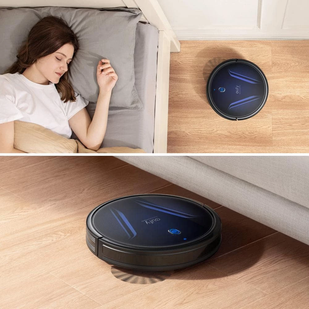 Eufy RoboVac G15 Robotic Vacuum Cleaner with Gyro Navigation, Bagless, Washable Filter, Multi-Surfaces in Black 10 Eufy RoboVac G15 Robotic Vacuum Cleaner with Gyro Navigation, Bagless, Washable Filter, Multi-Surfaces in Black - Image 8