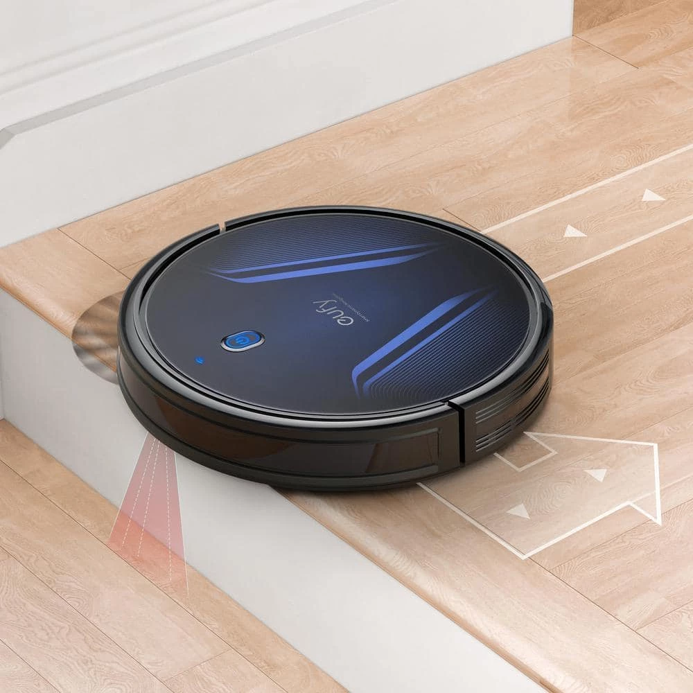 Eufy RoboVac G15 Robotic Vacuum Cleaner with Gyro Navigation, Bagless, Washable Filter, Multi-Surfaces in Black 4 Eufy RoboVac G15 Robotic Vacuum Cleaner with Gyro Navigation, Bagless, Washable Filter, Multi-Surfaces in Black - Image 2