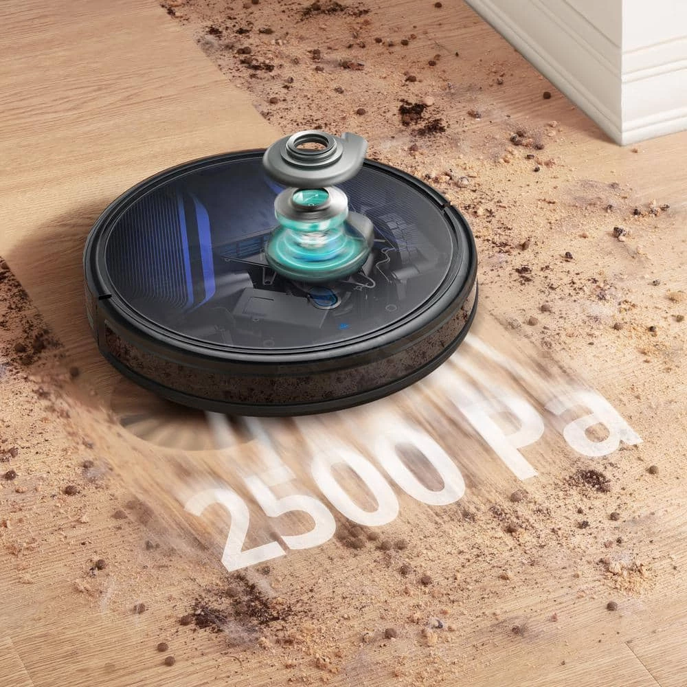 Eufy RoboVac G15 Robotic Vacuum Cleaner with Gyro Navigation, Bagless, Washable Filter, Multi-Surfaces in Black 5 Eufy RoboVac G15 Robotic Vacuum Cleaner with Gyro Navigation, Bagless, Washable Filter, Multi-Surfaces in Black - Image 3