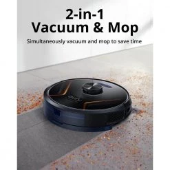 Eufy RoboVac X8 Hybrid Wi-Fi Robotic Vacuum Cleaner 2-in-1 Sweep and Mop with Mapping -Vacuum Cleaners Sales Store eufy robotic vacuums t2261j11 4f 1000