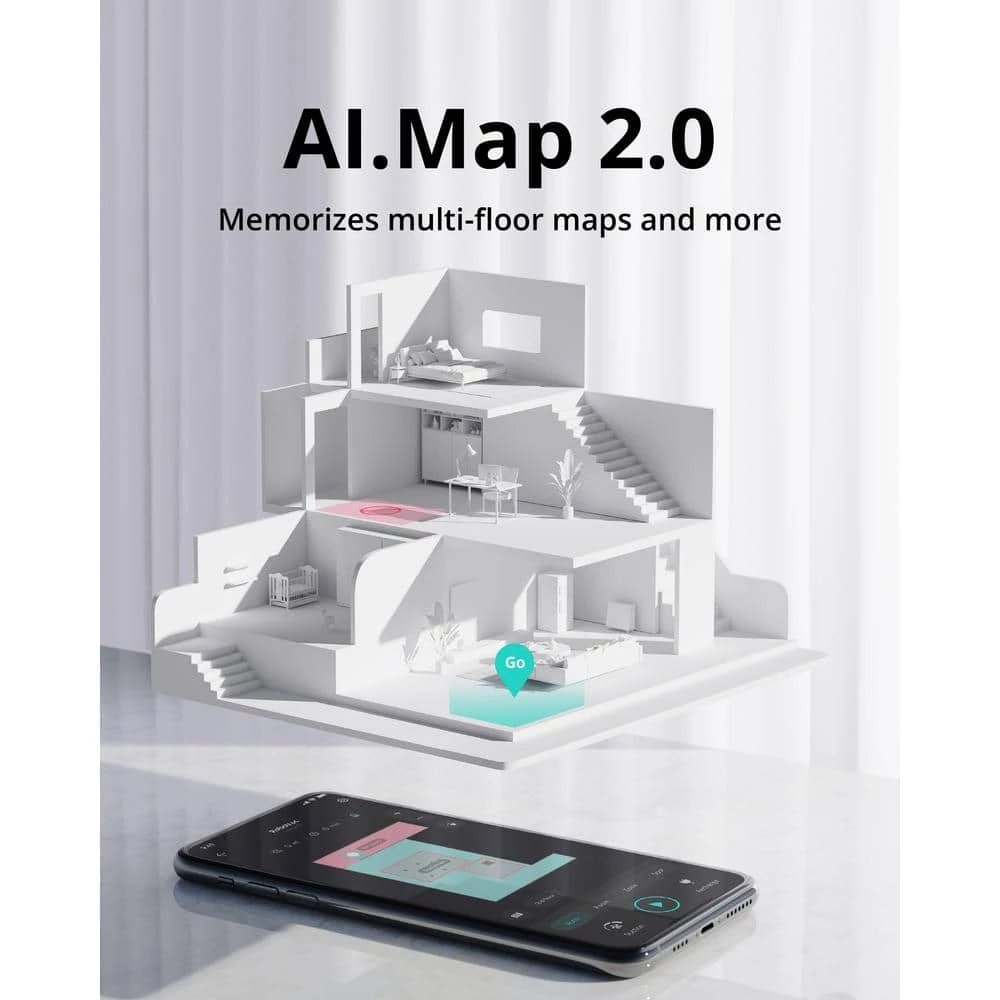 Eufy RoboVac X8 Robotic Vacuum Cleaner, Wi-Fi Connected, Laser Navigation, Bagless, HEPA Filter, Multi-Surface in Black 7 Eufy RoboVac X8 Robotic Vacuum Cleaner, Wi-Fi Connected, Laser Navigation, Bagless, HEPA Filter, Multi-Surface in Black - Image 5