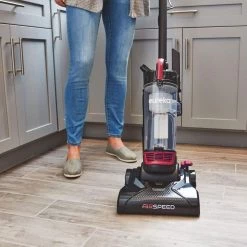 Eureka Air Speed Bagless Corded Washable Filter Multi-Surface Upright Vacuum in Red -Vacuum Cleaners Sales Store eureka upright vacuums neu102 66 1000
