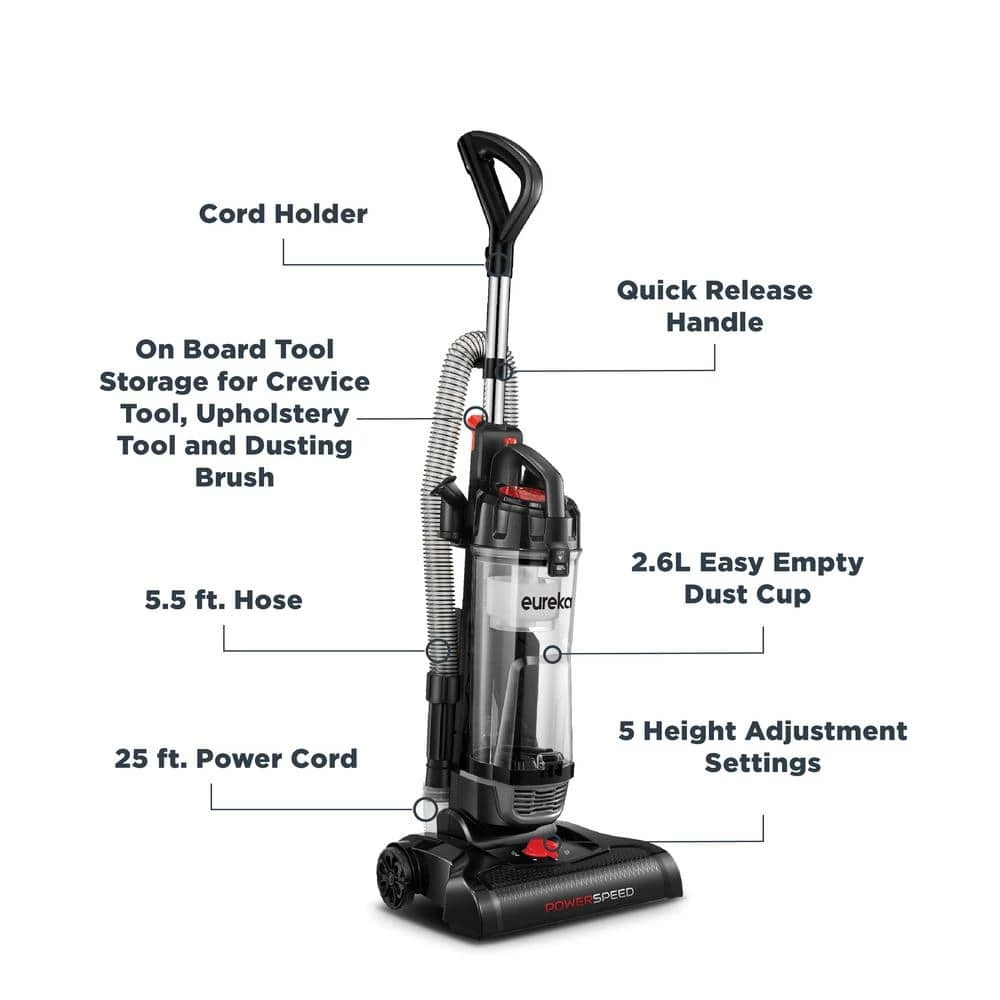 Eureka PowerSpeed Multi-Surface Upright Bagless Vacuum Cleaner 6 Eureka PowerSpeed Multi-Surface Upright Bagless Vacuum Cleaner - Image 4