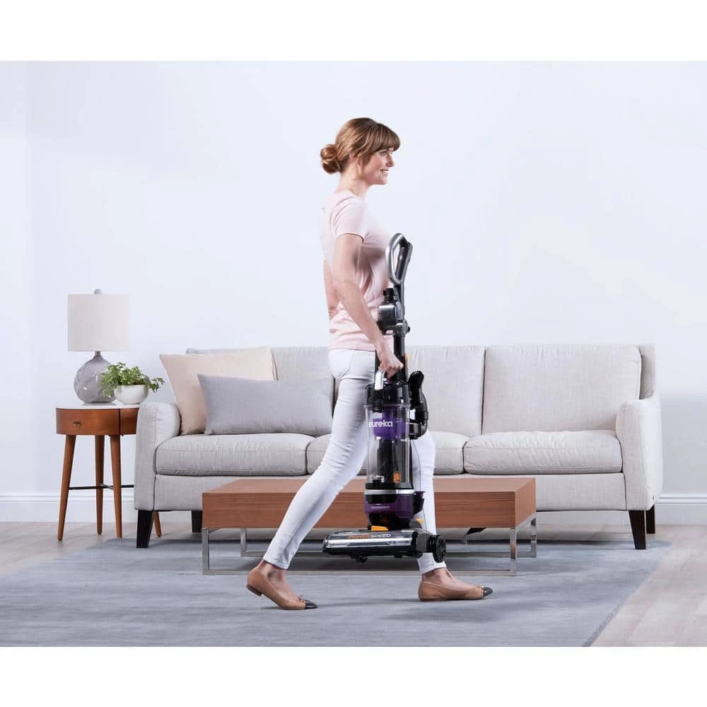 Eureka PowerSpeed Bagless Corded Washable Filter Multisurface in Purple Upright Vacuum with Bonus Dust Cup 7 Eureka PowerSpeed Bagless Corded Washable Filter Multisurface in Purple Upright Vacuum with Bonus Dust Cup - Image 5