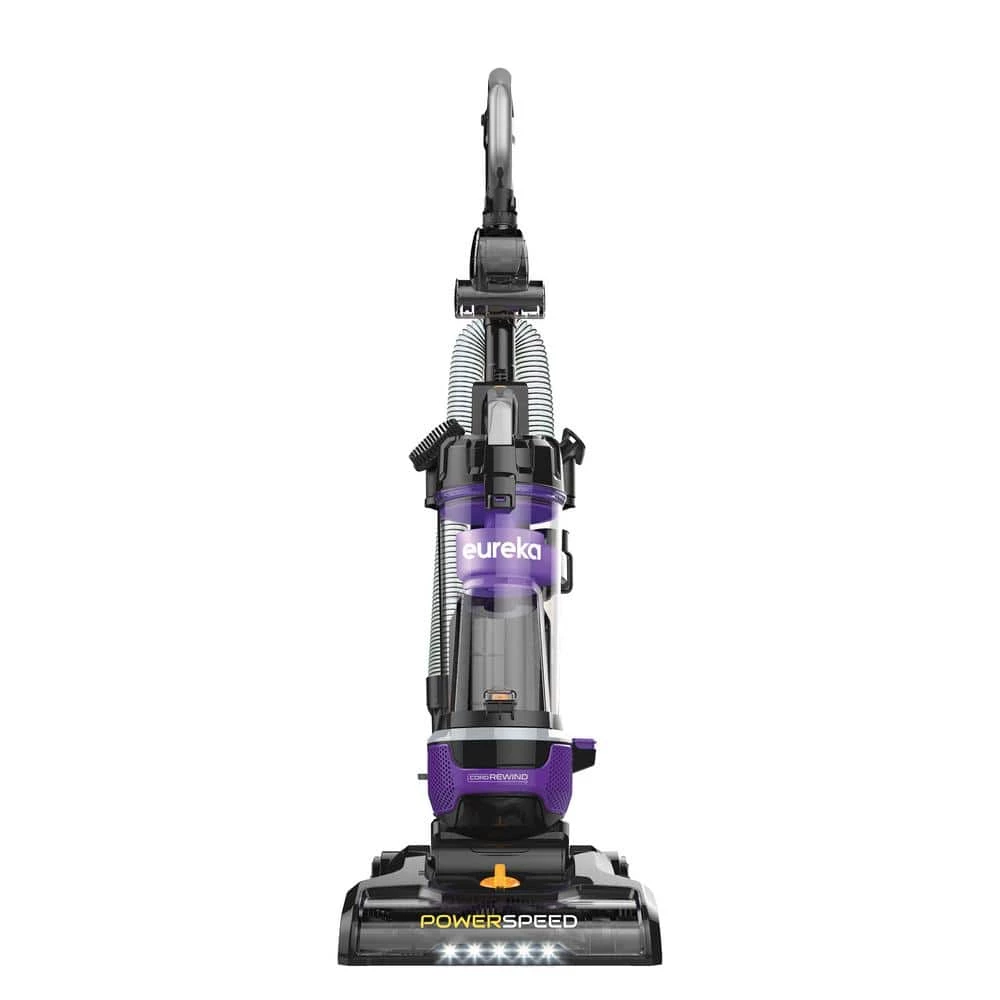 Eureka PowerSpeed Bagless Corded Washable Filter Multisurface in Purple Upright Vacuum with Bonus Dust Cup 3 Eureka PowerSpeed Bagless Corded Washable Filter Multisurface in Purple Upright Vacuum with Bonus Dust Cup