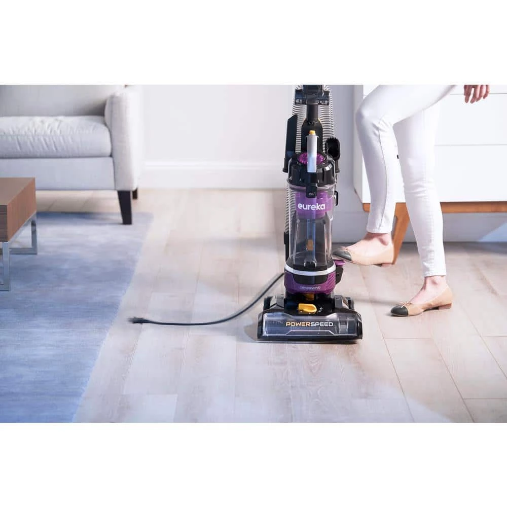 Eureka PowerSpeed Bagless Corded Washable Filter Multisurface in Purple Upright Vacuum with Bonus Dust Cup 5 Eureka PowerSpeed Bagless Corded Washable Filter Multisurface in Purple Upright Vacuum with Bonus Dust Cup - Image 3