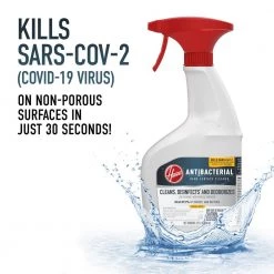 HOOVER 22 oz. Antibacterial Hard Surface Cleaner Pretreatment Spray (2-Pack) -Vacuum Cleaners Sales Store hard surface cleaners ah31044 40 1000