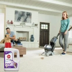 HOOVER Professional Series TurboScrub Carpet Cleaner Machine, 64 oz. Paws and Claws Pet Carpet Cleaner Solution Combo Kit -Vacuum Cleaners Sales Store hoover carpet cleaners fh50134 ah30925 40 1000