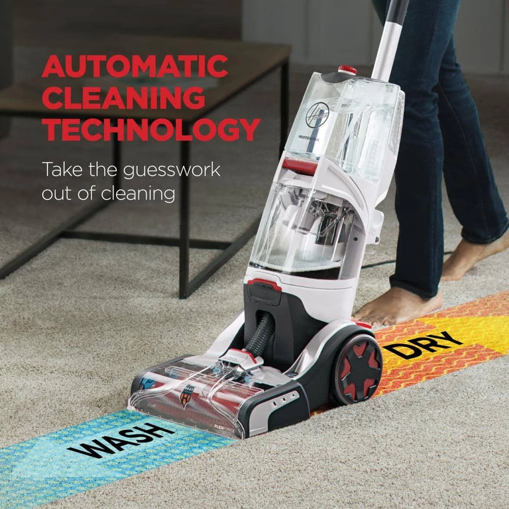 HOOVER SmartWash Advanced Automatic Carpet Cleaner Machine & 64 oz. Paws and Claws Pet Carpet Cleaner Solution Combo 6 HOOVER SmartWash Advanced Automatic Carpet Cleaner Machine & 64 oz. Paws and Claws Pet Carpet Cleaner Solution Combo - Image 4