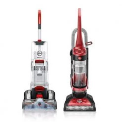 HOOVER SmartWash Upright Carpet Cleaner and WindTunnel Max Capacity Upright Vacuum Cleaner