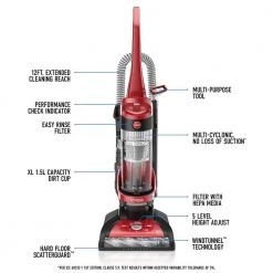 HOOVER WindTunnel Max Capacity Upright Vacuum Cleaner -Vacuum Cleaners Sales Store hoover upright vacuums uh71100 40 1000