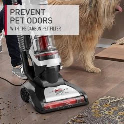 HOOVER WindTunnel Bagless Pet Upright Vacuum Cleaner with Automatic Cord Rewind -Vacuum Cleaners Sales Store hoover upright vacuums uh71320 77 1000
