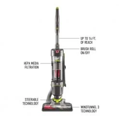 HOOVER WindTunnel Air Steerable Bagless Pet Upright Vacuum Cleaner 14 HOOVER WindTunnel Air Steerable Bagless Pet Upright Vacuum Cleaner -Vacuum Cleaners Sales Store hoover upright vacuums uh72400 40 1000
