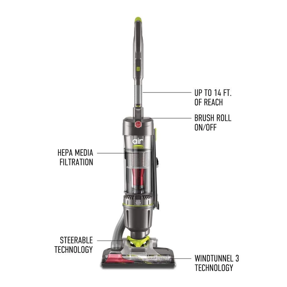 HOOVER WindTunnel Air Steerable Bagless Pet Upright Vacuum Cleaner 5 HOOVER WindTunnel Air Steerable Bagless Pet Upright Vacuum Cleaner - Image 3
