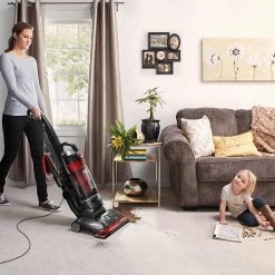 HOOVER WindTunnel 3 Max Performance Pet Bagless Upright Vacuum Cleaner Machine with HEPA Media Filtration -Vacuum Cleaners Sales Store hoover upright vacuums uh72625 1f 1000
