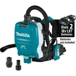 Makita 18-Volt X2 LXT Lithium-Ion Brushless Cordless 1/2 Gal. HEPA Filter Backpack/Compact Vacuum Cleaner, AWS Capable -Vacuum Cleaners Sales Store makita backpack vacuums xcv10zx 40 1000