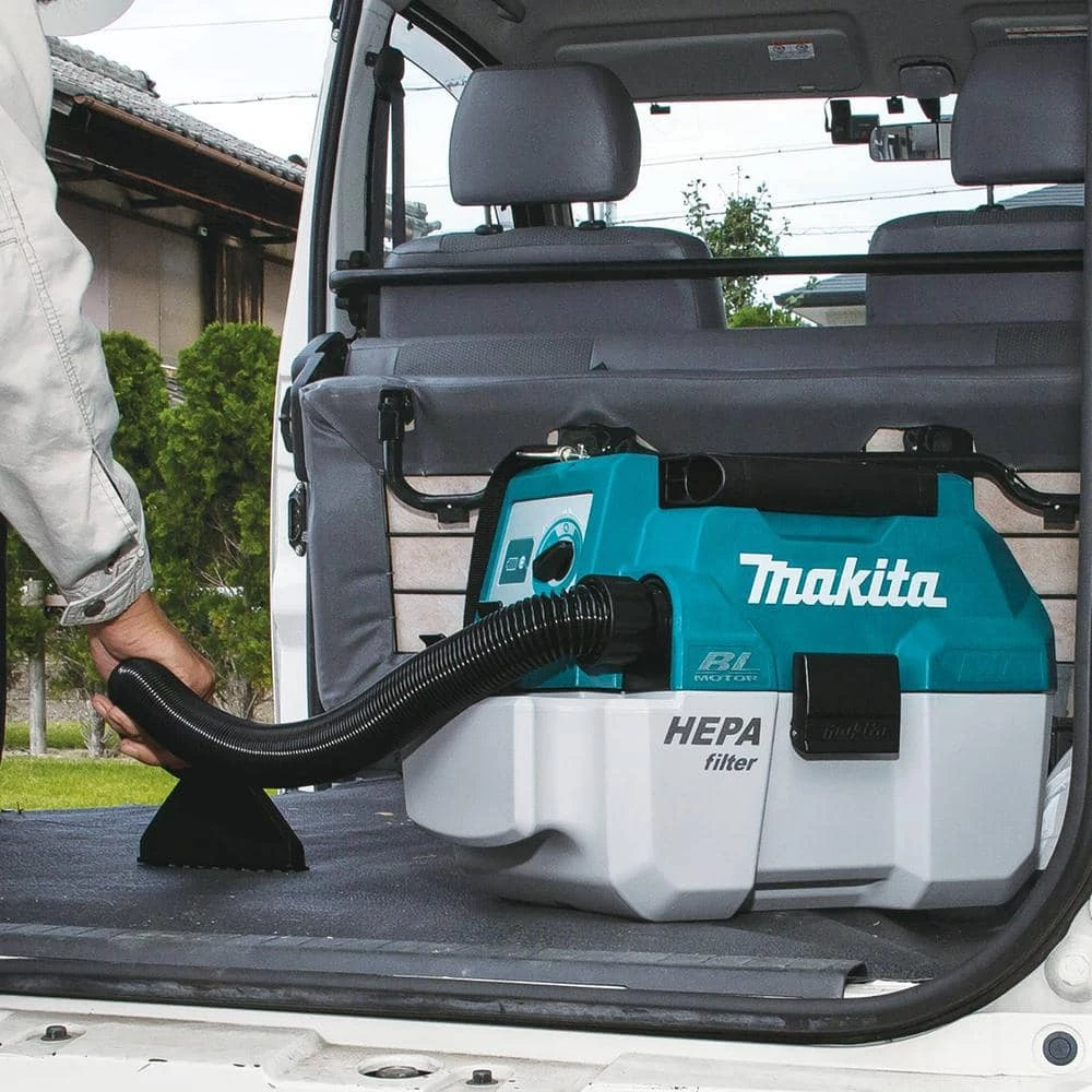 Makita 18-Volt LXT Lithium-Ion Brushless Cordless 2 Gal. HEPA Filter Portable Wet/Dry Dust Extractor/Vacuum, Tool Only 13 Makita 18-Volt LXT Lithium-Ion Brushless Cordless 2 Gal. HEPA Filter Portable Wet/Dry Dust Extractor/Vacuum, Tool Only - Image 11