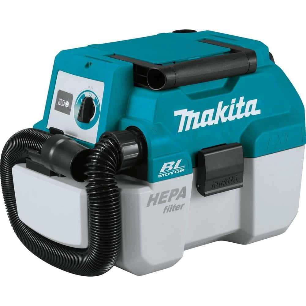 Makita 18-Volt LXT Lithium-Ion Brushless Cordless 2 Gal. HEPA Filter Portable Wet/Dry Dust Extractor/Vacuum, Tool Only 3 Makita 18-Volt LXT Lithium-Ion Brushless Cordless 2 Gal. HEPA Filter Portable Wet/Dry Dust Extractor/Vacuum, Tool Only