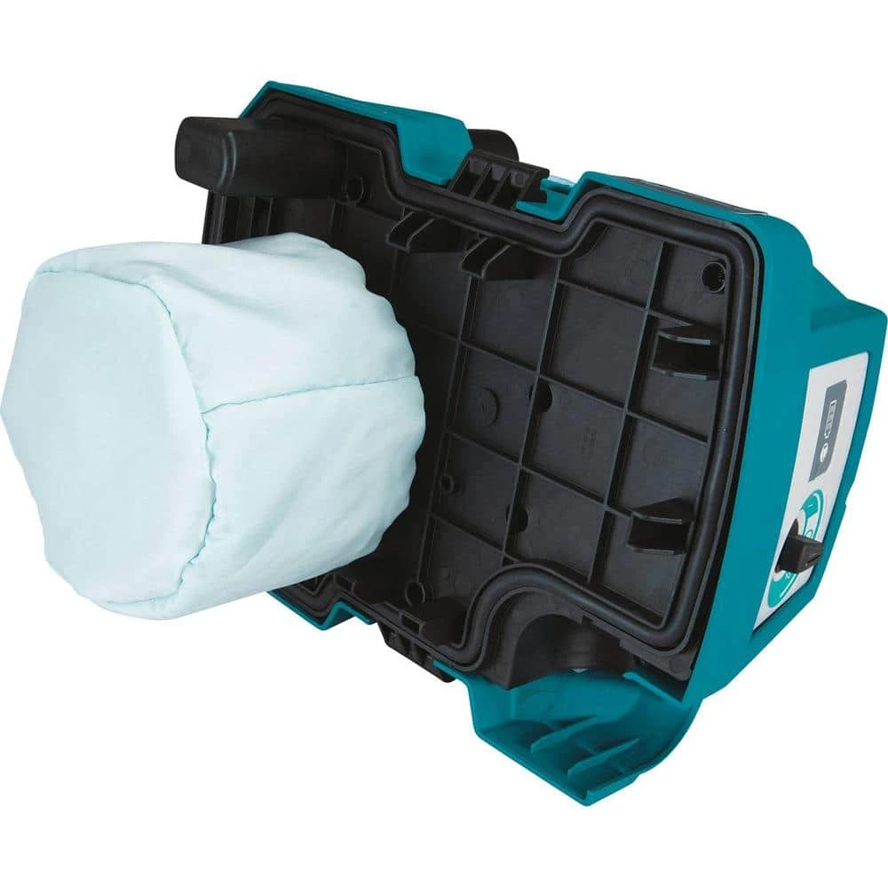 Makita 18-Volt LXT Lithium-Ion Brushless Cordless 2 Gal. HEPA Filter Portable Wet/Dry Dust Extractor/Vacuum, Tool Only 6 Makita 18-Volt LXT Lithium-Ion Brushless Cordless 2 Gal. HEPA Filter Portable Wet/Dry Dust Extractor/Vacuum, Tool Only - Image 4
