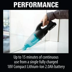 Makita 18V LXT Lithium-Ion Handheld Compact Cordless Vacuum Kit 2.0 Ah -Vacuum Cleaners Sales Store makita handheld vacuums xlc02r1b 44 1000