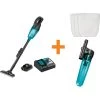 Makita 18V LXT Compact Cordless Vacuum Kit, 2.0Ah with Black Cyclonic Vacuum Attachment and Cloth Vacuum Filter (3-Pack) -Vacuum Cleaners Sales Store makita handheld vacuums xlc02r1bt999555 64 1000