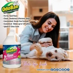OdoBan 1 Gal. No Rinse Neutral pH Floor Cleaner, Concentrated Hardwood and Laminate Floor Cleaner, Streak Free (2-Pack) -Vacuum Cleaners Sales Store odoban hard surface cleaners 9361b61 g2 fa 1000