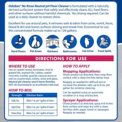 OdoBan 1 Gal. No Rinse Neutral pH Floor Cleaner, Concentrated Hardwood and Laminate Floor Cleaner, Streak Free (4-Pack) 14 OdoBan 1 Gal. No Rinse Neutral pH Floor Cleaner, Concentrated Hardwood and Laminate Floor Cleaner, Streak Free (4-Pack) -Vacuum Cleaners Sales Store odoban hard surface cleaners 9361b61 g4 44 1000