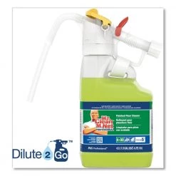 P&G Professional 4.5L Lemon Scent Dilute 2 Go Mr.Clean Finished Floor Cleaner -Vacuum Cleaners Sales Store p g professional hard surface cleaners pgc72000 c3 1000