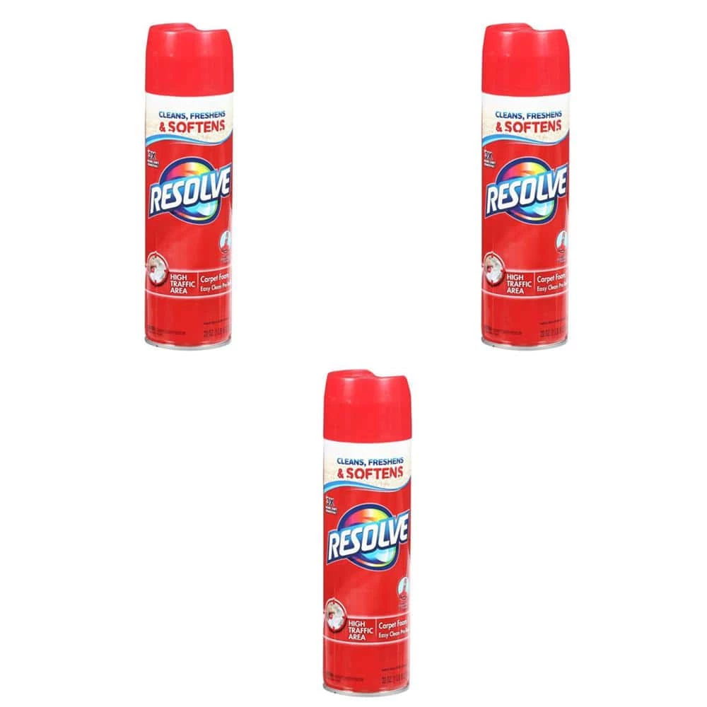 Resolve 22 oz. Foam Carpet Cleaner (3-Pack) 3 Resolve 22 oz. Foam Carpet Cleaner (3-Pack)