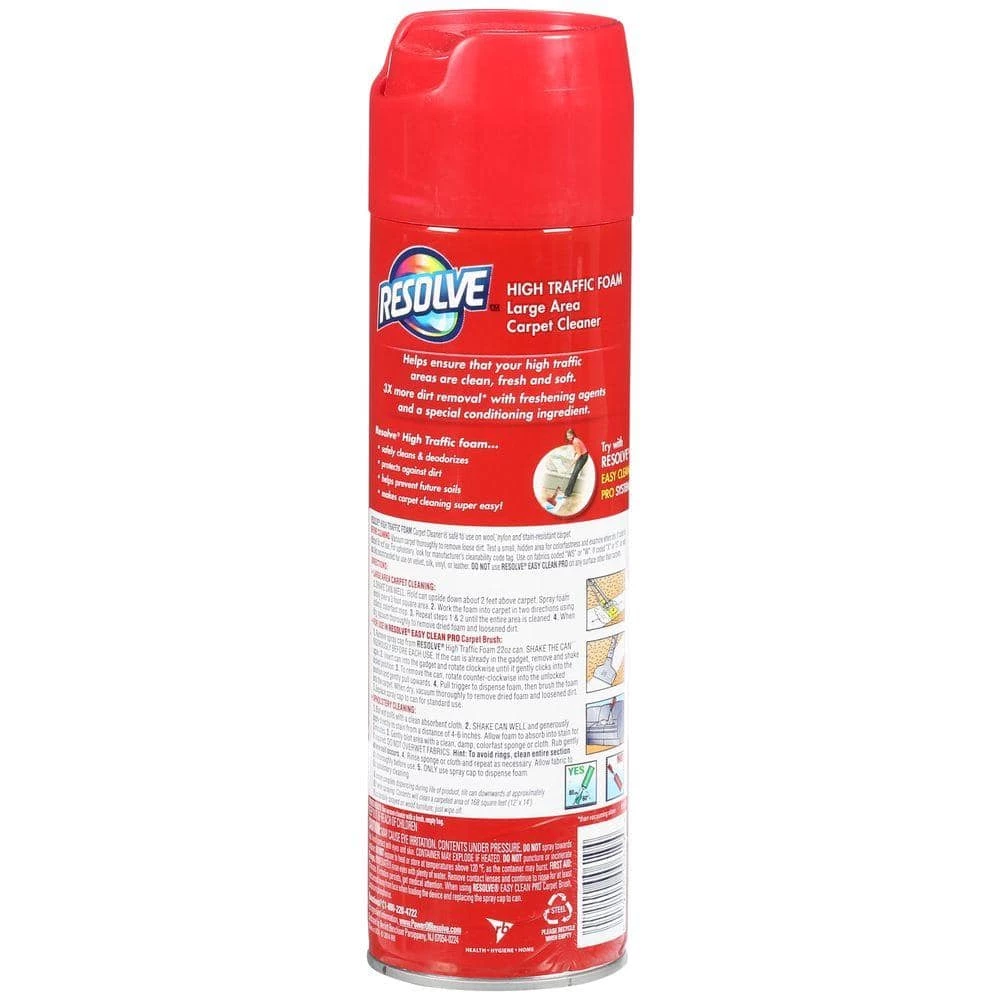 Resolve 22 oz. Foam Carpet Cleaner (3-Pack) 4 Resolve 22 oz. Foam Carpet Cleaner (3-Pack) - Image 2