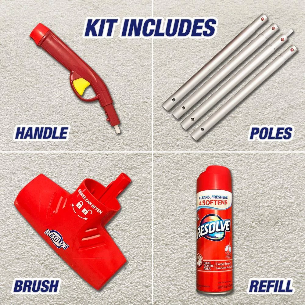 Resolve 22 oz. Easy Clean Pet Expert Foam Carpet Cleaning System (2-Pack) 5 Resolve 22 oz. Easy Clean Pet Expert Foam Carpet Cleaning System (2-Pack) - Image 3