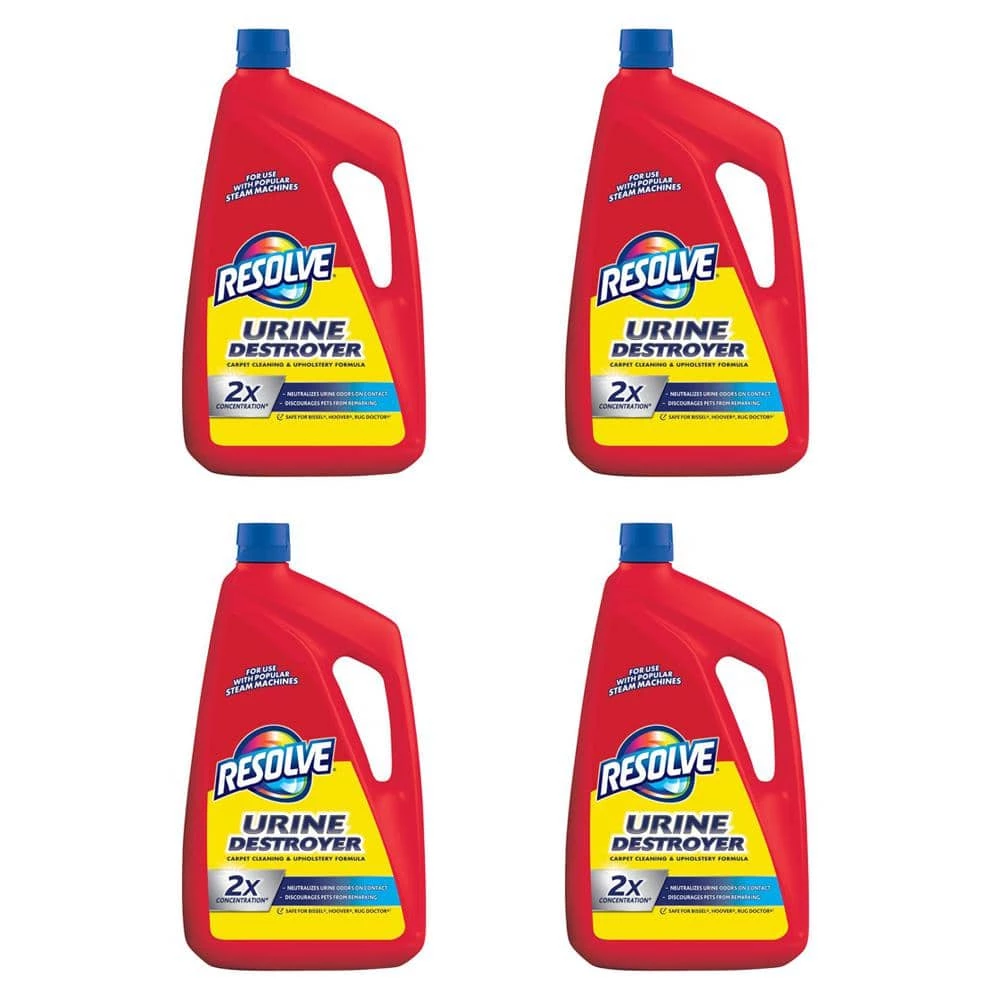 Resolve 96 oz. Urine Destroyer Carpet Steam Cleaner 4 pack 3 Resolve 96 oz. Urine Destroyer Carpet Steam Cleaner 4 pack