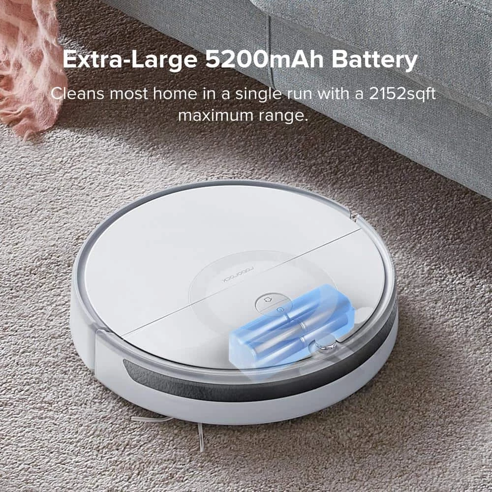 ROBOROCK E5 Mop Robotic Vacuum Cleaner Mop with Washable Filter for Hardwood/Wood Laminate MagBase Remote Control White 10 ROBOROCK E5 Mop Robotic Vacuum Cleaner Mop with Washable Filter for Hardwood/Wood Laminate MagBase Remote Control White - Image 8