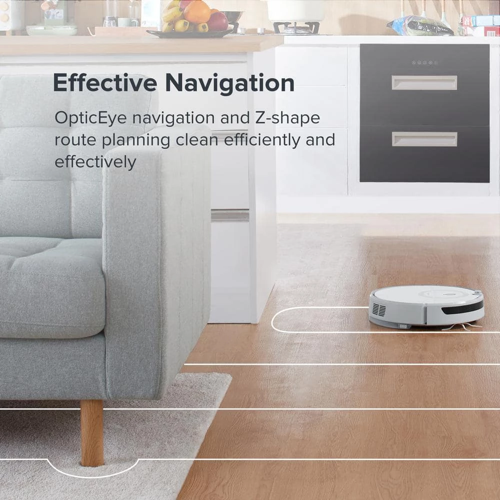 ROBOROCK E5 Mop Robotic Vacuum Cleaner Mop with Washable Filter for Hardwood/Wood Laminate MagBase Remote Control White 7 ROBOROCK E5 Mop Robotic Vacuum Cleaner Mop with Washable Filter for Hardwood/Wood Laminate MagBase Remote Control White - Image 5