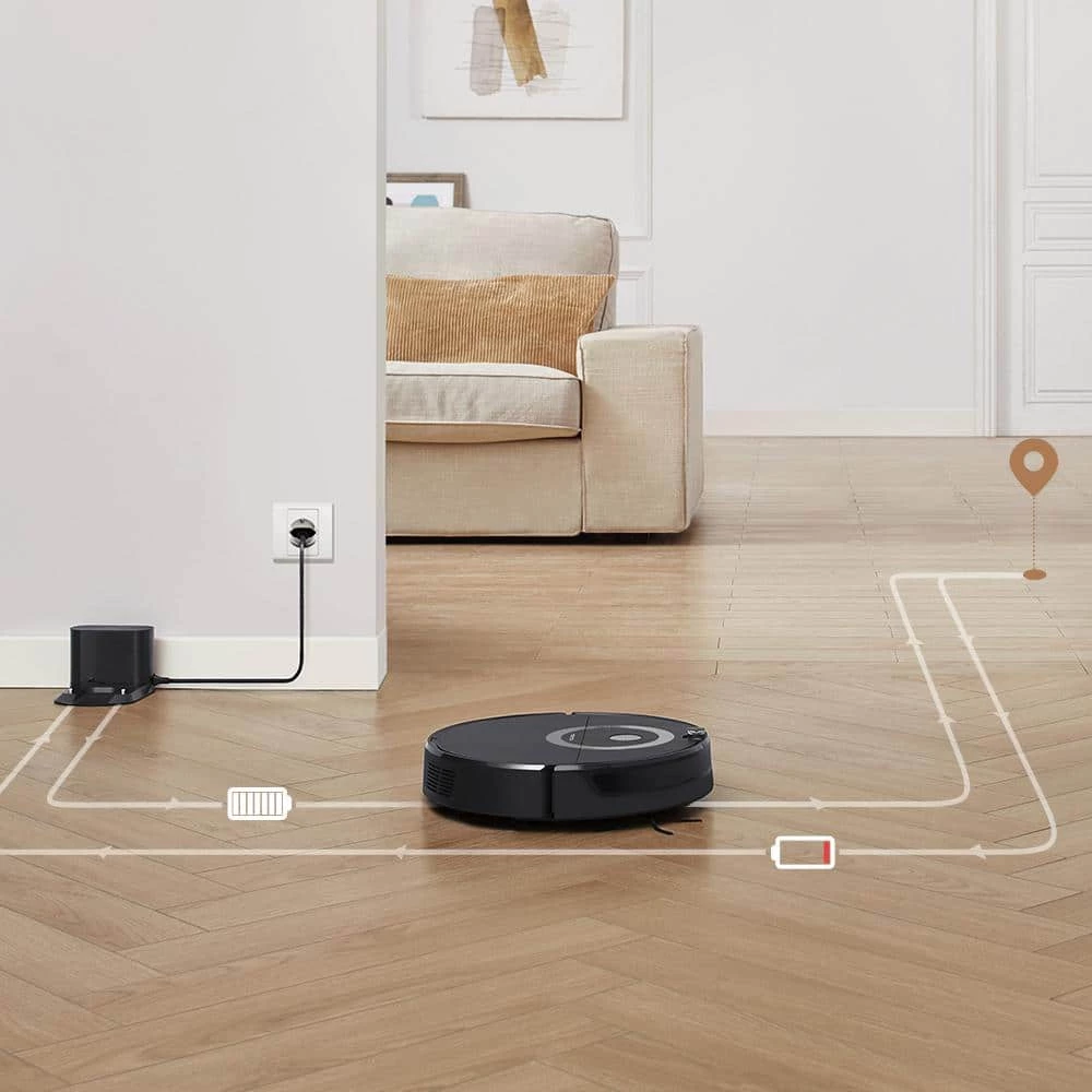 ROBOROCK E5 Mop Wi-Fi Enabled Robotic Vacuum Cleaner with MagBase Remote Control and 2500Pa Strong Suction 5 ROBOROCK E5 Mop Wi-Fi Enabled Robotic Vacuum Cleaner with MagBase Remote Control and 2500Pa Strong Suction - Image 3