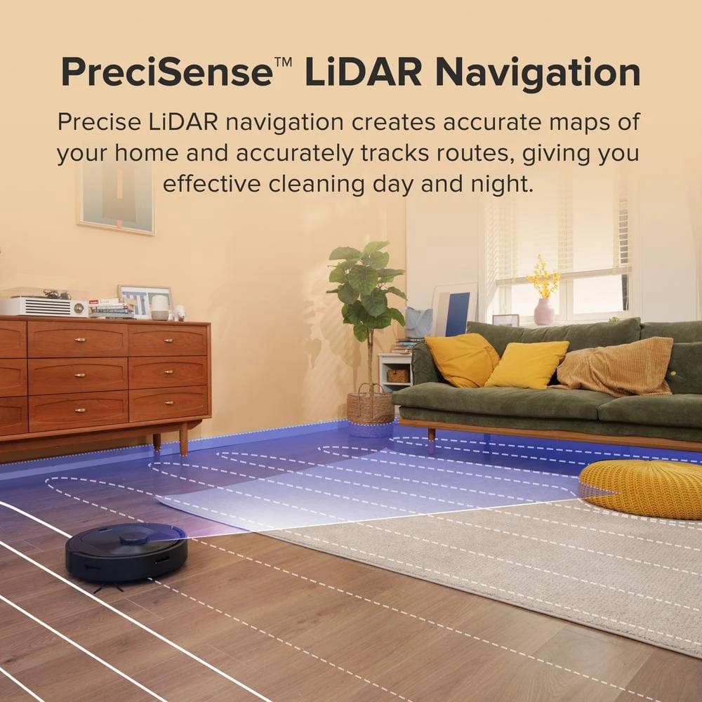 ROBOROCK Q5 Robotic Vacuum Cleaner with Strong 2700Pa Suction LiDAR Navigation Multi-Level Mapping No-Go Zones App Control 10 ROBOROCK Q5 Robotic Vacuum Cleaner with Strong 2700Pa Suction LiDAR Navigation Multi-Level Mapping No-Go Zones App Control - Image 8