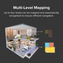 ROBOROCK S5 Max Wi-Fi Enabled Robotic Vacuum Cleaner with Mopping, Electric-Tank, Lidar Navigation and Multi-Floor Mapping -Vacuum Cleaners Sales Store roborock robotic vacuums roborock s5 max 76 1000