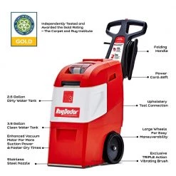 Rug Doctor Mighty Pro X3 Commercial Upright Carpet Cleaner with Large Red Pro Pack -Vacuum Cleaners Sales Store rug doctor carpet cleaners 90010 44 1000