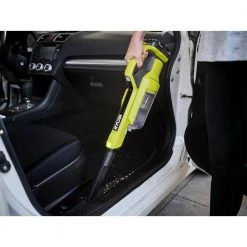 RYOBI ONE+ 18V Cordless Hand Vacuum with Powered Brush with Hand Vacuum Replacement HEPA Filters (2-Pack) -Vacuum Cleaners Sales Store ryobi handheld vacuums pcl700b a32hf00 1f 1000